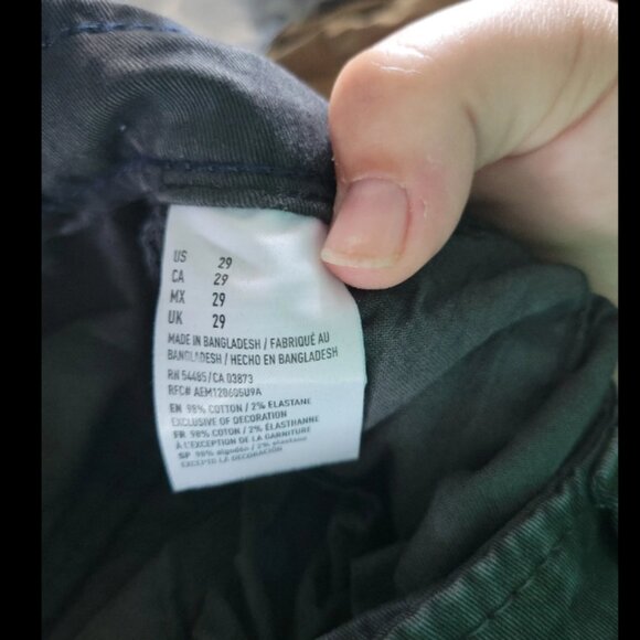 Mens size 29 black or dark gray American Eagle shorts - Picture 4 of 4